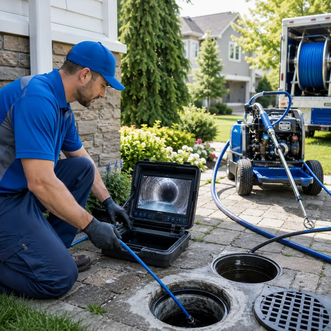 Outdoor drain cleaning professionals serving Mobile, AL